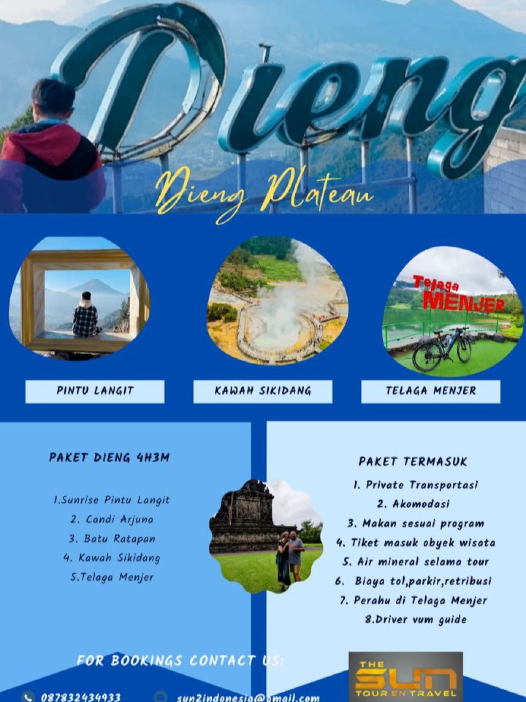 Paket Dieng 4 Hari 3 Malam